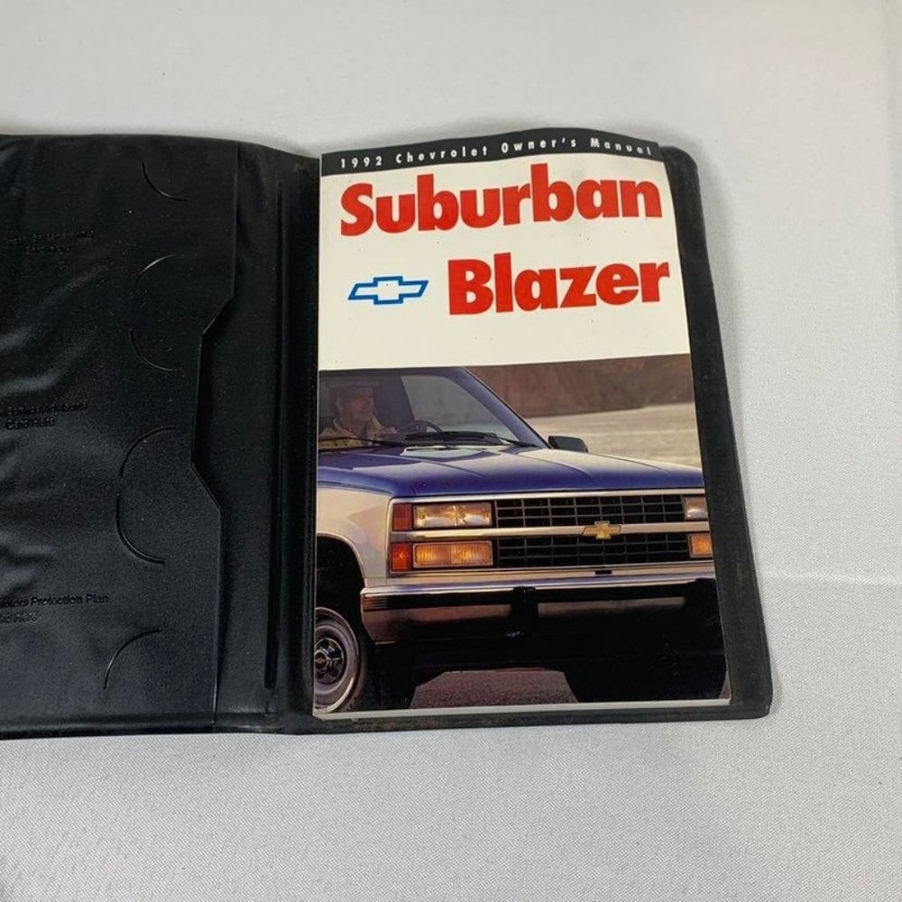 1992 Chevrolet Suburban, Blazer Truck Owners Manual User Guide Rare Vintage